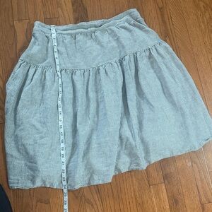 Caslon striped skirt